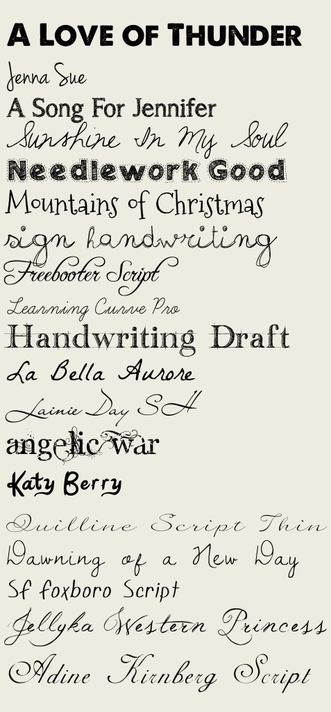 Fantastic Fonts | Blair Blogs