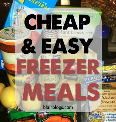 Cheap & Easy Freezer Cooking | Blair Blogs