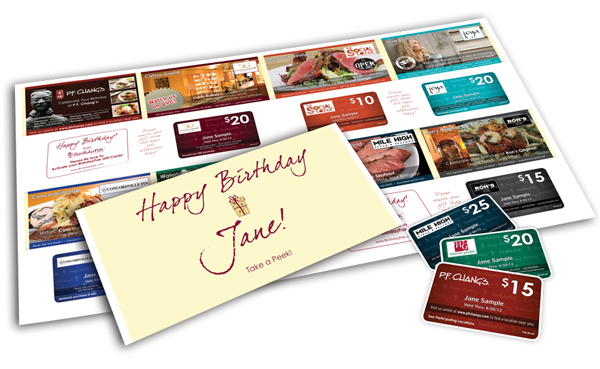 BirthdayPak Free Gift Cards | Blair Blogs