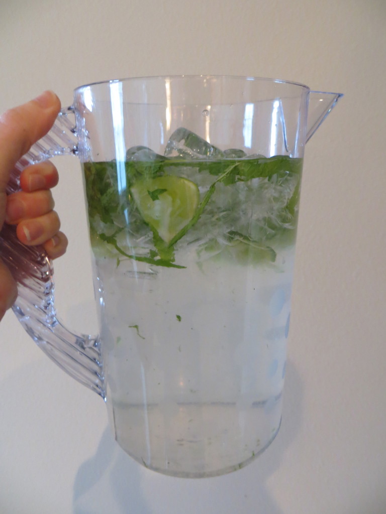 Delicious Refreshing Summer Mint Lime Water Recipe | Blair Blogs