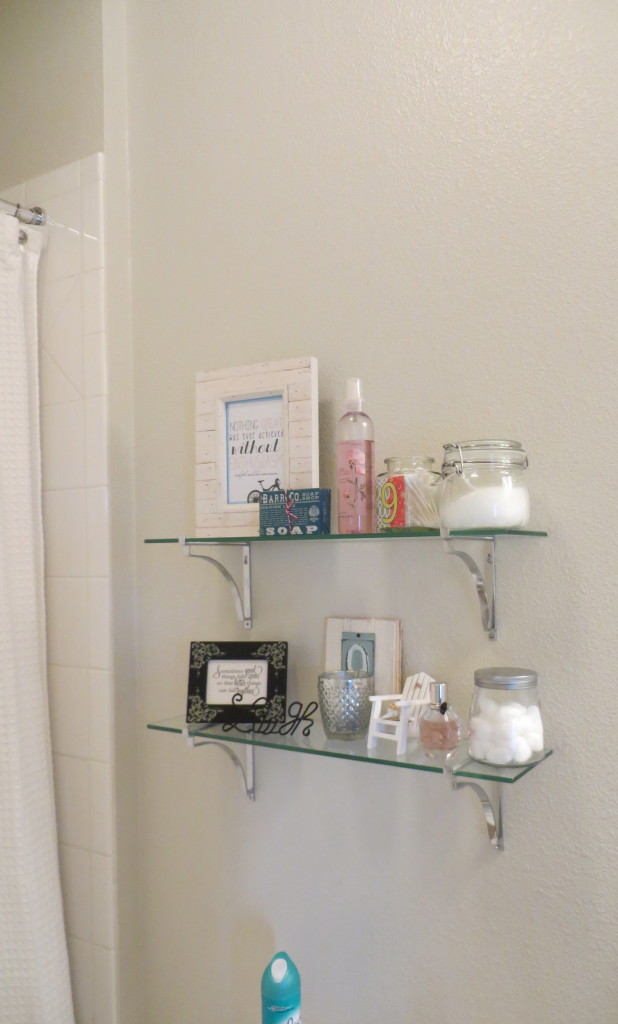 Organize a small apartment bathroom | Blair Blogs