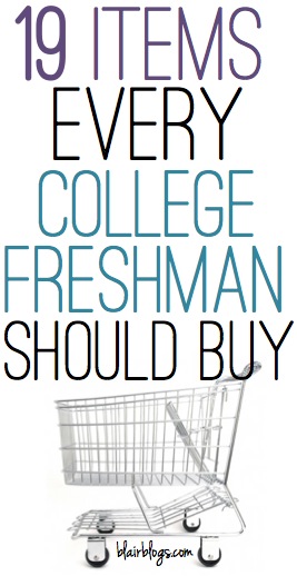 19 Must Have Items for College Life