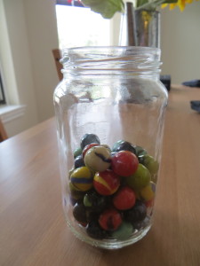 Make Every Week Count Marble Jar | Blair Blogs