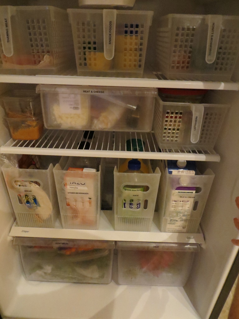 How to organize the fridge | Blair Blogs