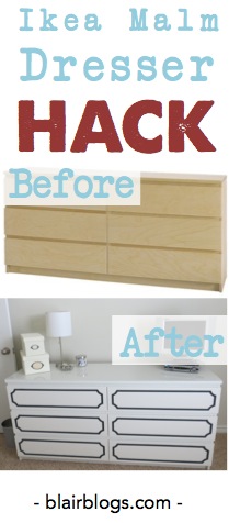 Ikea Malm Dresser Hack | Blair Blogs