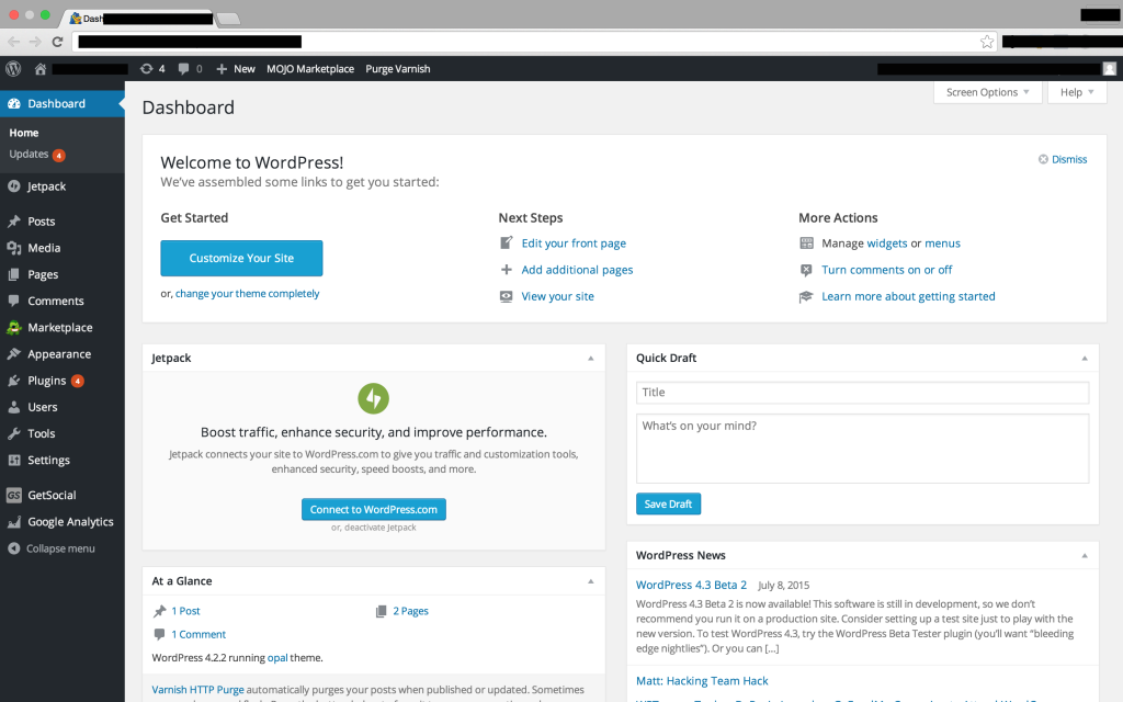 wordpress-dashboard