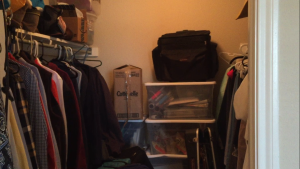 Organizing Our Hot Mess Closets | Blairblogs.com