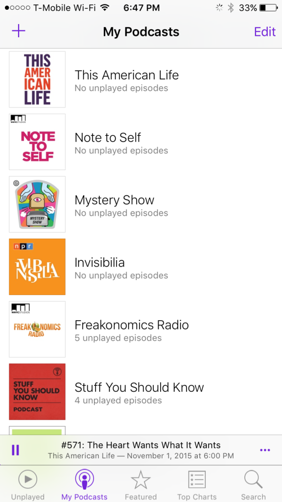 Current Favorite Podcasts | BlairBlogs.com