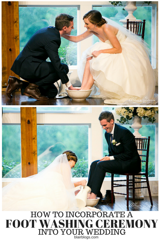 How To [gracefully] Incorporate a Foot Washing Ceremony Into Your Wedding | Blairblogs.com