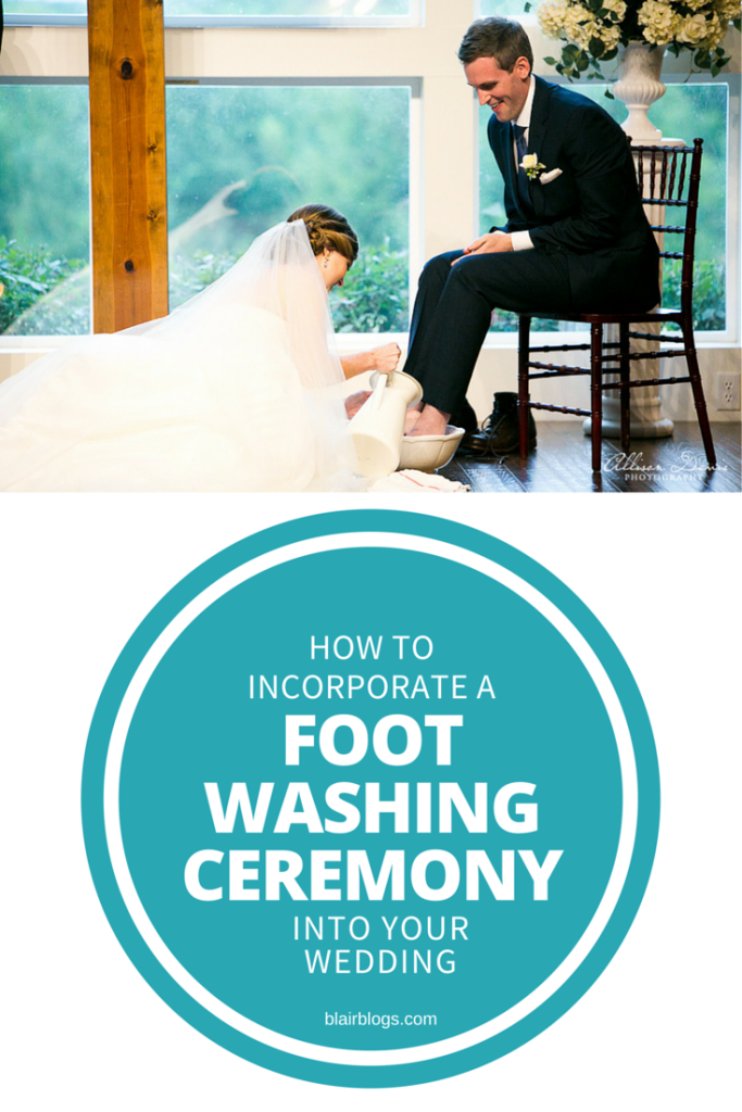 How To [gracefully] Incorporate a Foot Washing Ceremony Into Your Wedding | Blairblogs.com