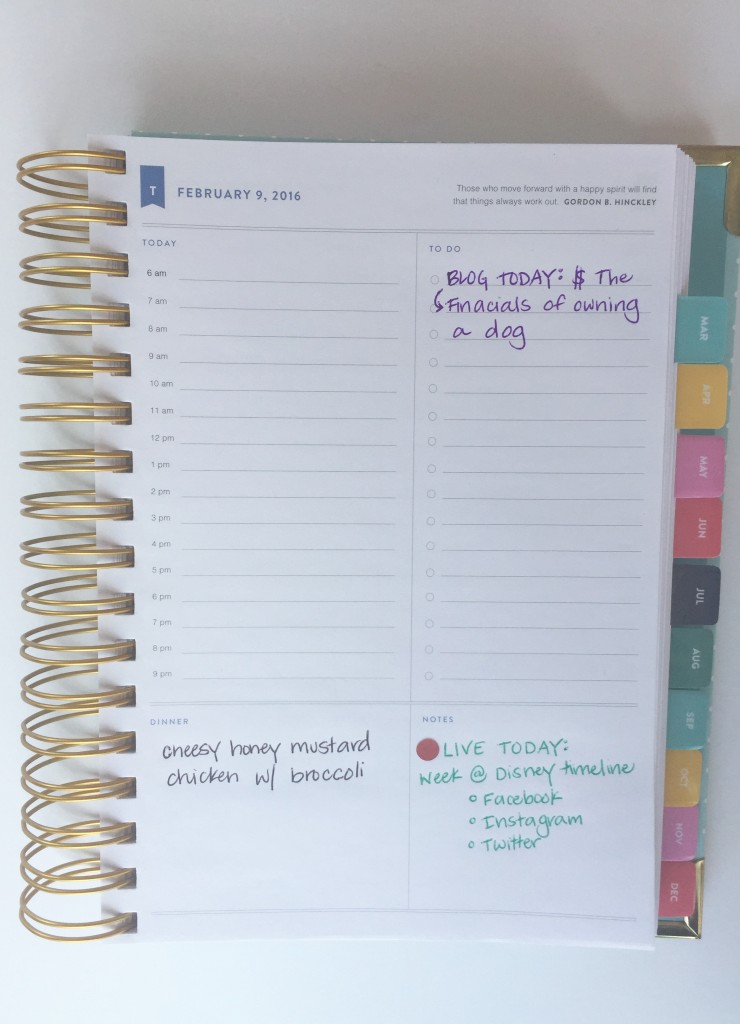 How I Use My Simplified Planner | Blairblogs.com