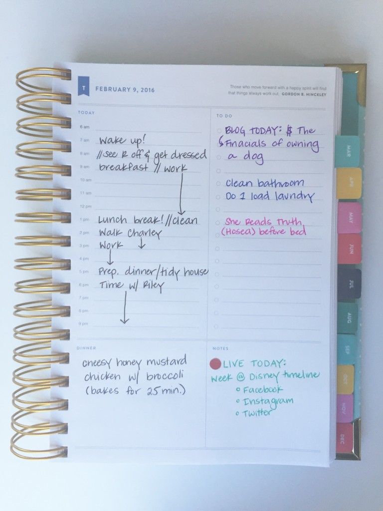 How I Use My Simplified Planner | Blairblogs.com