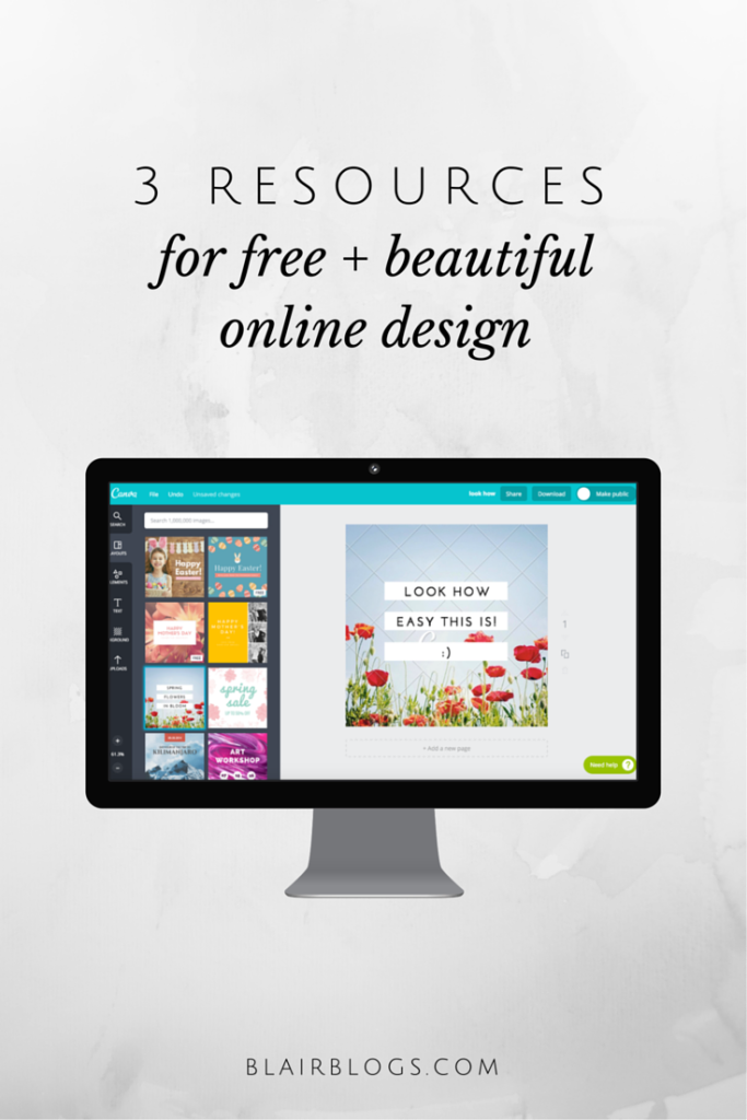 3 Resources for Online Design | Blairblogs.com