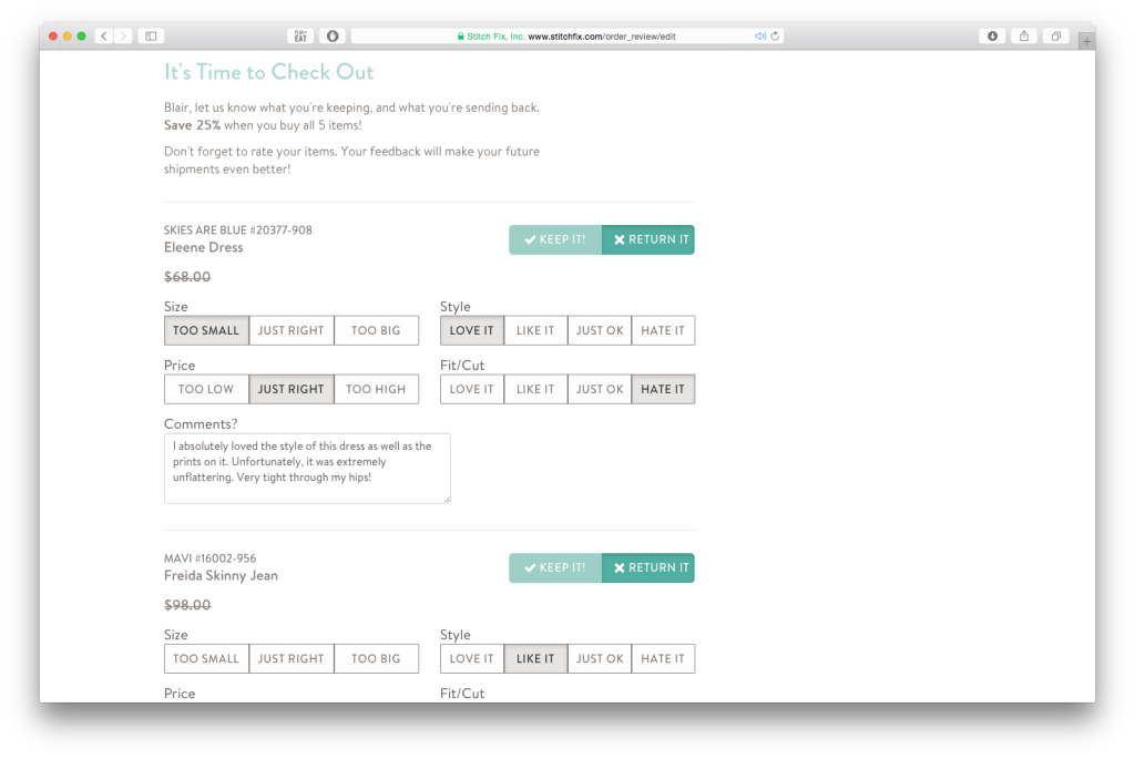 How Stitch Fix Works & What I Think About It | Blairblogs.com