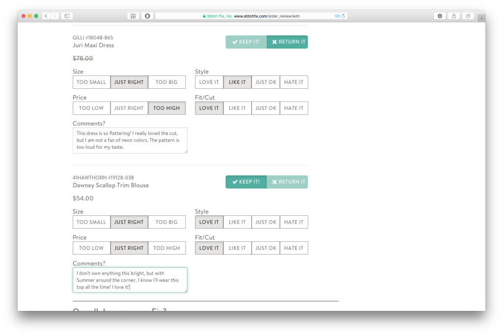 How Stitch Fix Works & What I Think About It | Blairblogs.com