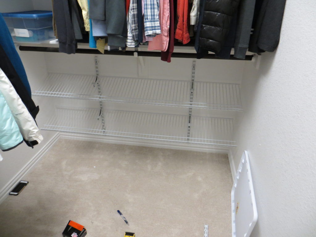 $50 Master Bedroom Closet Makeover | Blairblogs.com