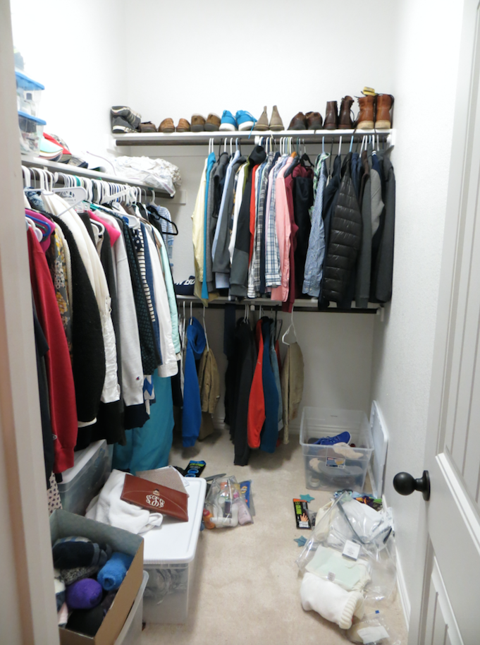 $50 Master Bedroom Closet Makeover | Blairblogs.com