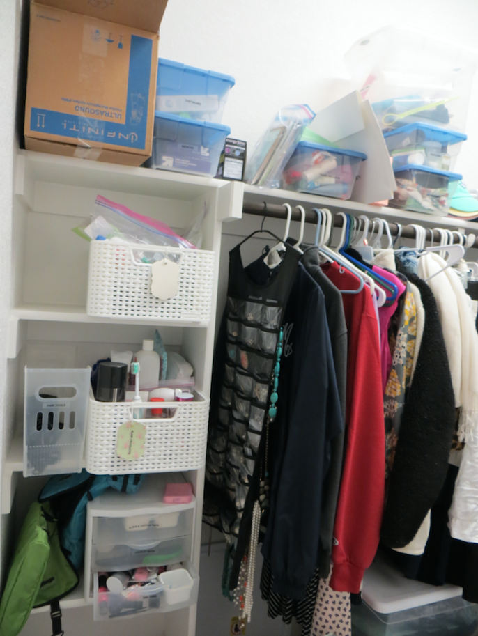 $50 Master Bedroom Closet Makeover | Blairblogs.com