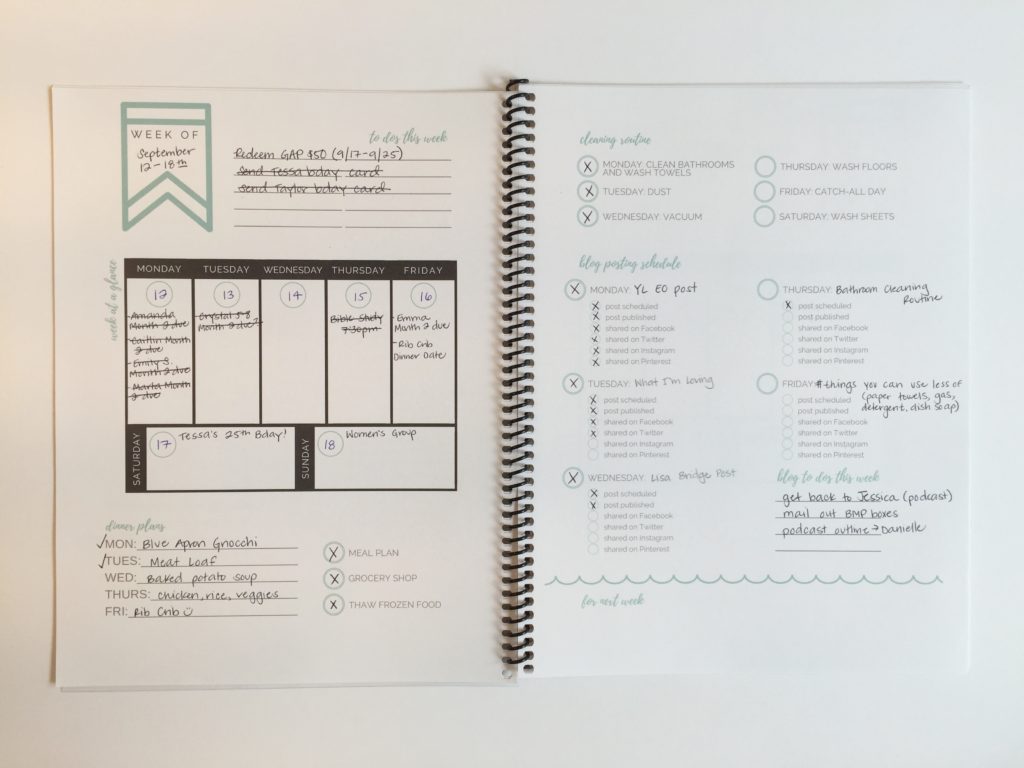 How To Create Your Own Planner | BlairBlogs.com