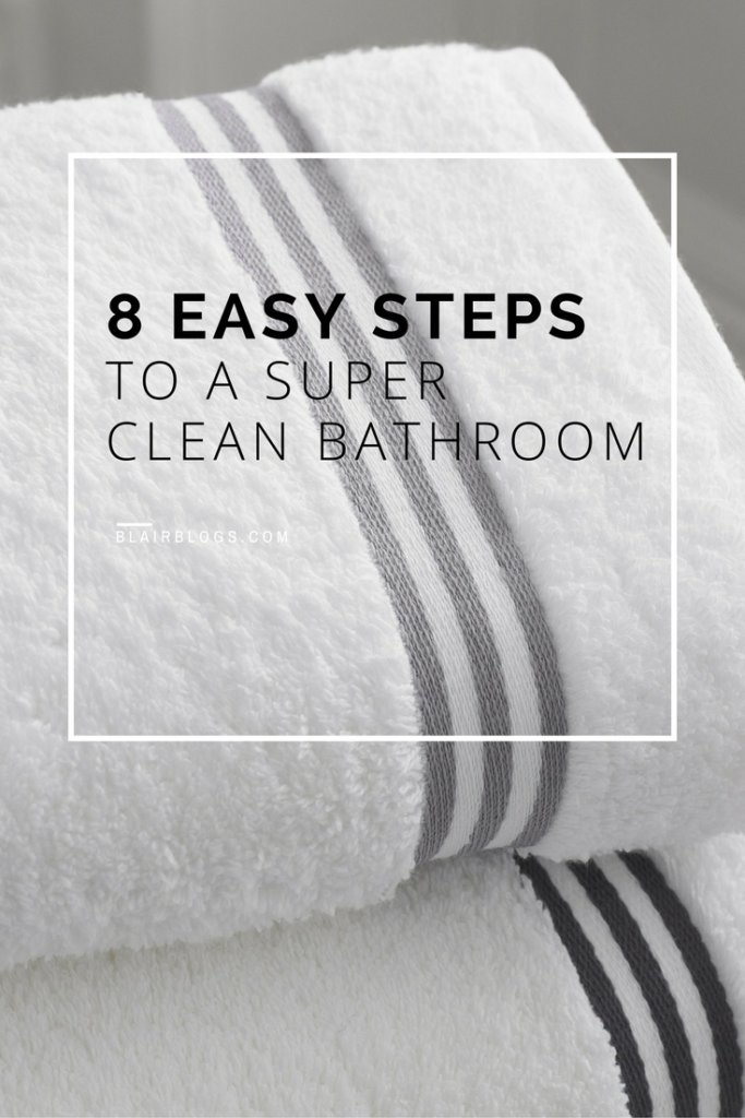 Cleaning Routine Series: Bathrooms (Monday) | BlairBlogs.com