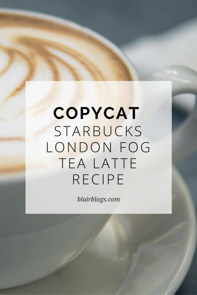 london fog tea starbucks recipe