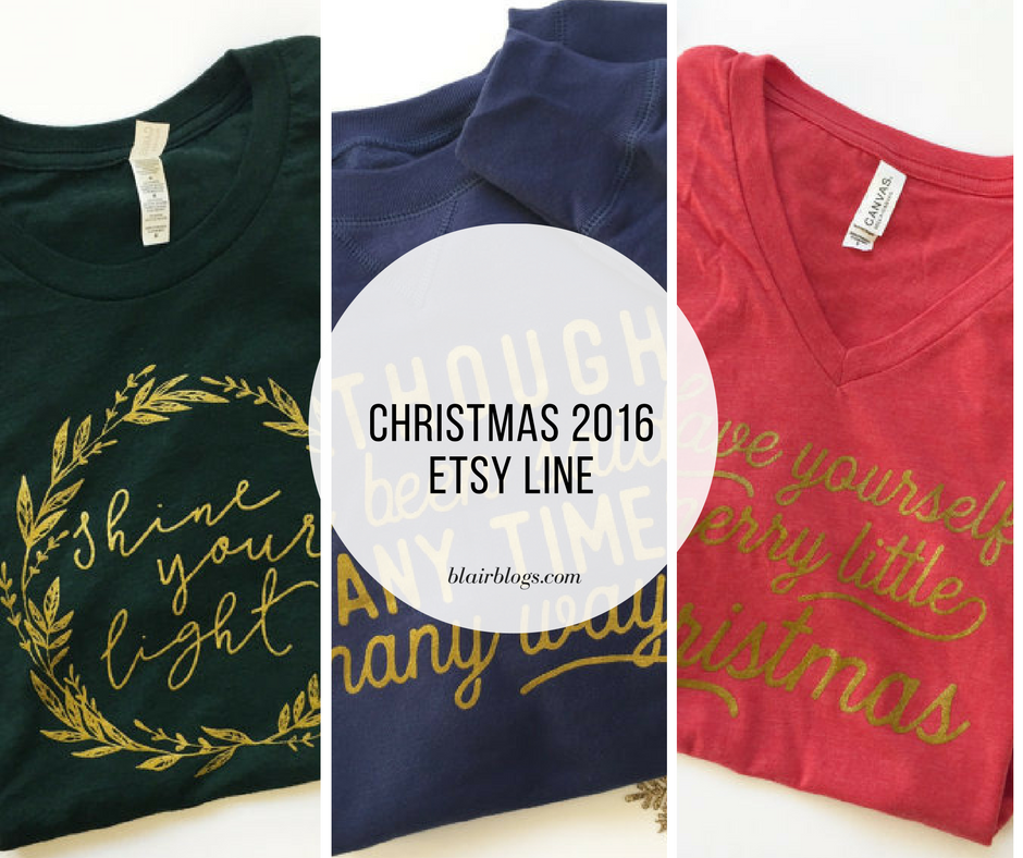 Blair Lamb Design on Etsy | Christmas Graphic Tees | BlairBlogs.com