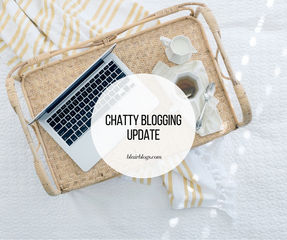 Chatty Blogging Update | BlairBlogs.com