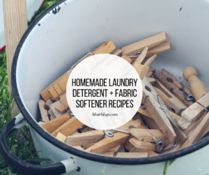 Homemade Laundry Detergent And Fabric Softener Recipes | Blair Blogs