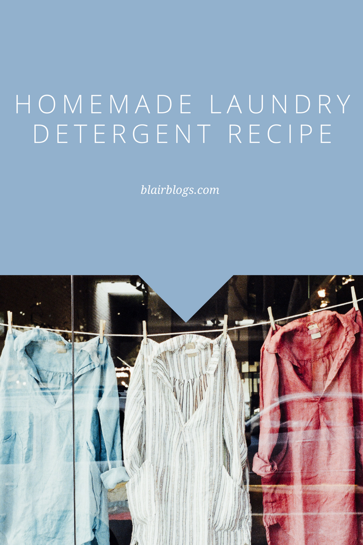 Homemade Laundry Detergent and Fabric Softener Recipes | BlairBlogs.com