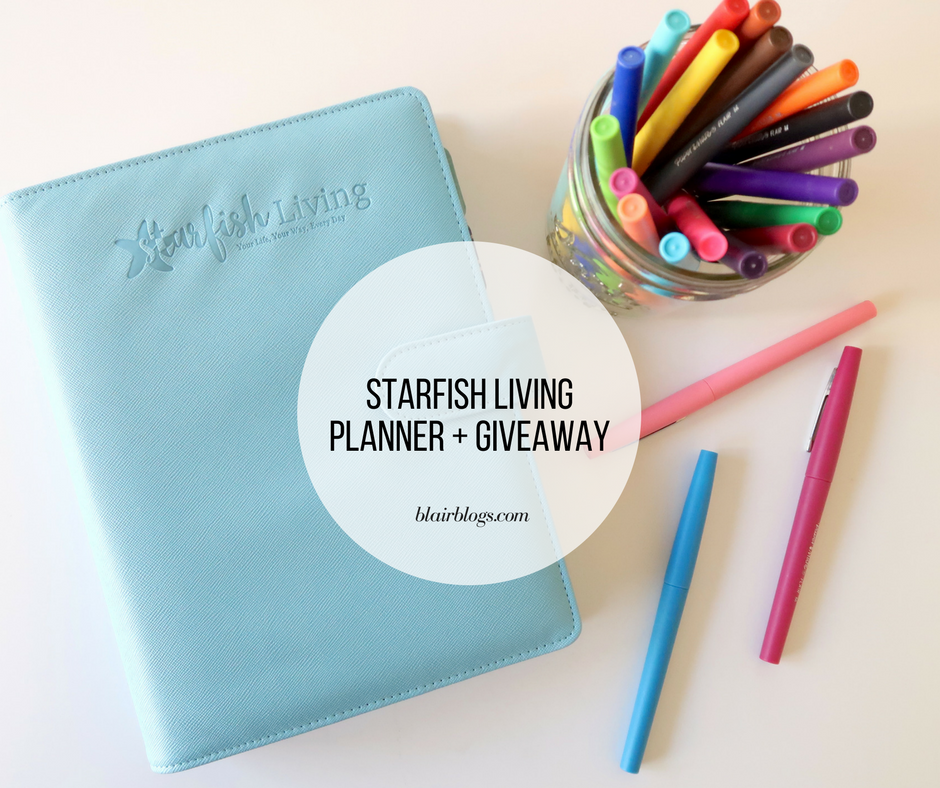 Starfish Living Planner + Giveaway | Starfish Living Inc. | BlairBlogs.com
