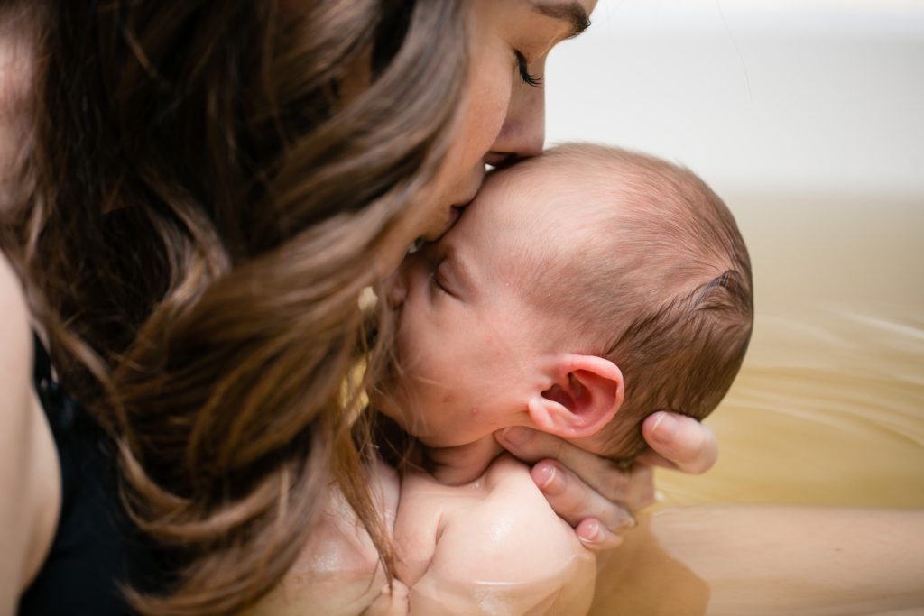 Nora's Birth Story | Unmedicated Birth Center Birth | Origins Keller | Blair Lamb Birth Story | BlairBlogs.com